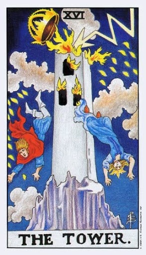 Lá The Tower trong bộ bài Tarot
