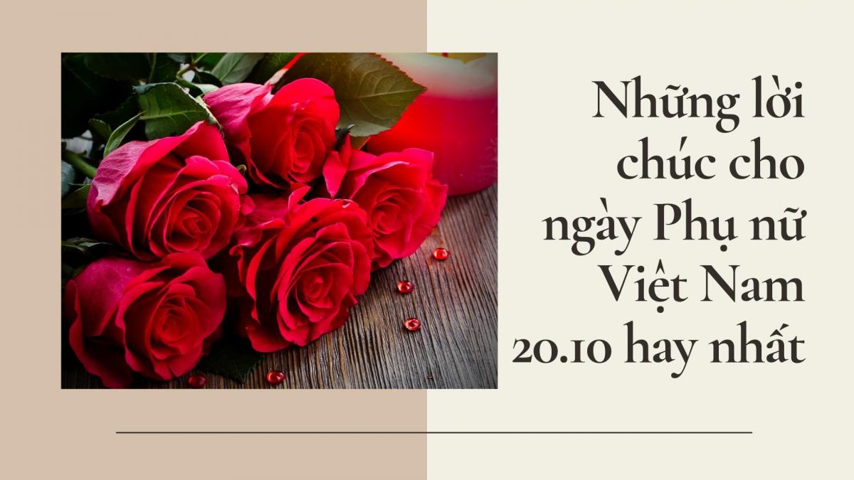 Những lời chúc hay nhất trong ngày phụ nữ Việt Nam