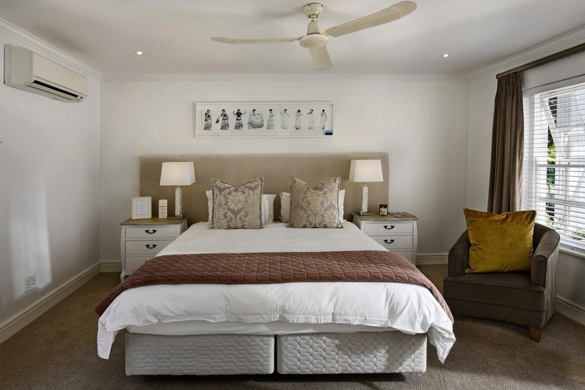 Giường đôi được thiết kế để phù hợp với nhu cầu sử dụng của hai người